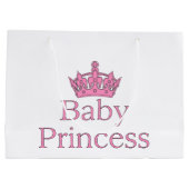 Een koninklijke Baby. Large Cadeautasje (Achterkant)