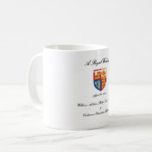 Een koninklijke bruiloft koffiemok (Voorkant links)