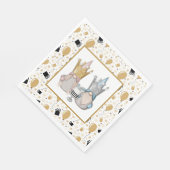 Een koninklijke gnoom viering servet (Hoek)