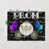 Een koninklijke prom party - SRF Kaart (Voorkant / Achterkant)