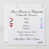 Een koninklijke prom party - SRF Kaart (Achterkant)