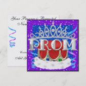 Een koninklijke prom party - SRF Kaart (Voorkant / Achterkant)