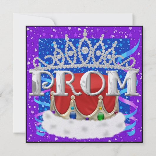 Een koninklijke prom party - SRF Kaart (Voorkant)