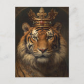 Een koninklijke tijger briefkaart (Voorkant)