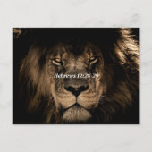 Een koninkrijk dat niet kan worden geschokt briefkaart (Achterkant)