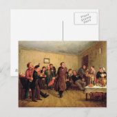 Een koopvaardijfeest uitnodiging briefkaart (Voorkant / Achterkant)