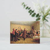 Een koopvaardijfeest uitnodiging briefkaart (Staand voorkant)