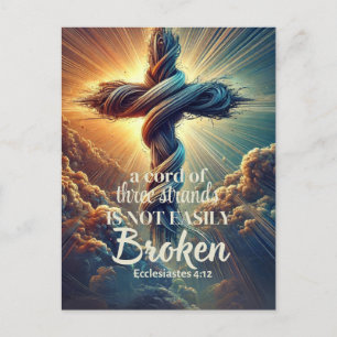 "Een koord van drie strengen" Prediker 4:12 Briefkaart