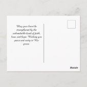 "Een koord van drie strengen" Prediker 4:12 Briefkaart (Achterkant)