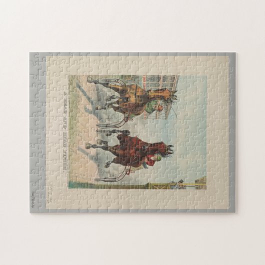 Een kop en een afwerking legpuzzel (Horizontaal)