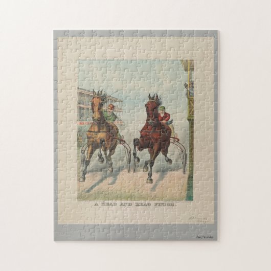 Een kop en een afwerking legpuzzel (Verticaal)