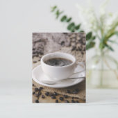 Een kop koffie briefkaart (Staand voorkant)