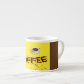 een kop vol koffie in espressokopje (Voorkant rechts)