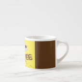 een kop vol koffie in espressokopje (Rechts)