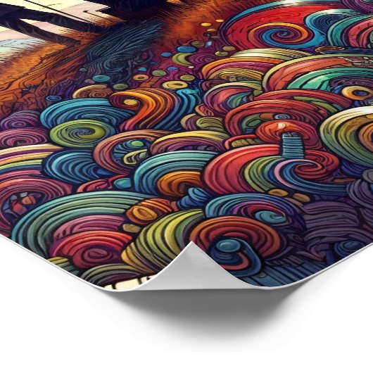 Een koperband poster (Hoek)