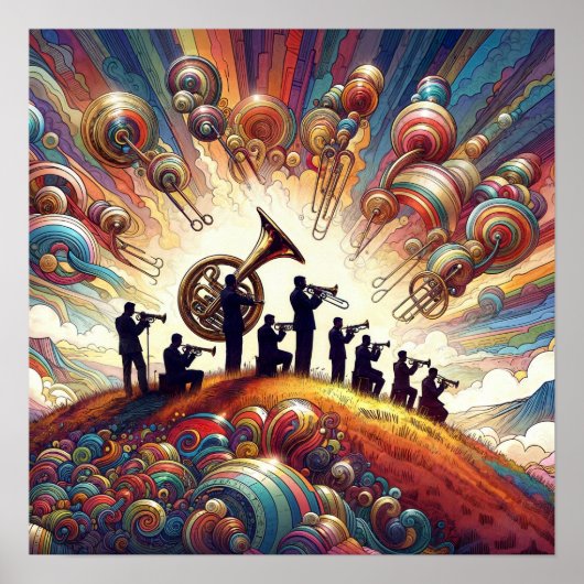 Een koperband poster (Voorkant)