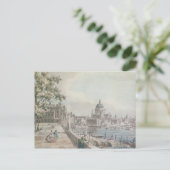 Een kopie van een deel van een tekening van Canale Briefkaart (Staand voorkant)