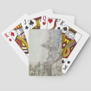 Een kopie van een deel van een tekening van Canale Pokerkaarten