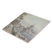 Een kopie van een deel van een tekening van Canale Tegeltje (Zijkant)