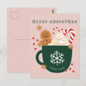 Een kopje kerst briefkaart (Voorkant / Achterkant)