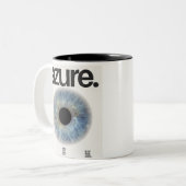 Een kopje koffie en thee thuis tweekleurige koffiemok (Voorkant links)