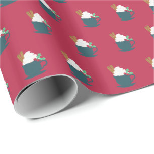 Een kopje Let It Snow Cadeaupapier