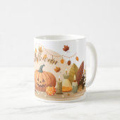 Een kopje met een Halloween print, esthetische Mok (Voorkant rechts)