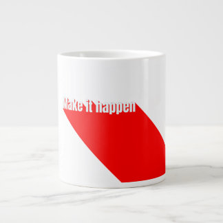 Een kopje motivatie grote koffiekop