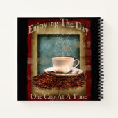 Eén kopje per keer - groot Notitieboek (Achterkant)