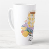 Een kopje positieve quote latte mok (Linkerhoek)