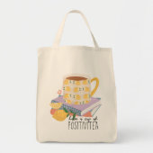 Een kopje positieve quote tote bag (Voorkant)