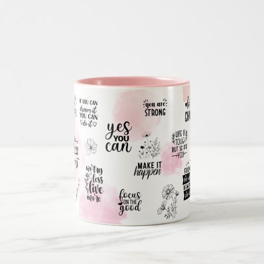 Een kopje positiviteit, affirmaties Mok (Center)