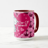 Een kopje schattigheid mok (Voorkant rechts)