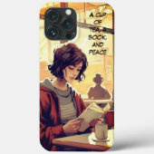 Een kopje thee, een boek en rust Case-Mate iPhone case (Achterkant)