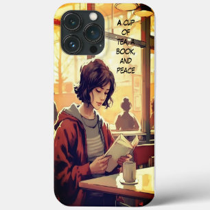 Een kopje thee, een boek en rust Case-Mate iPhone case