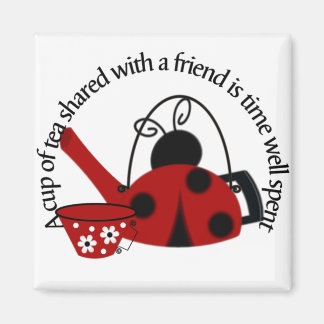 Een kopje thee gedeeld met een Friend Magnet
