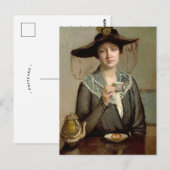 Een kopje thee | Lilla Cabot Perry Briefkaart (Voorkant / Achterkant)