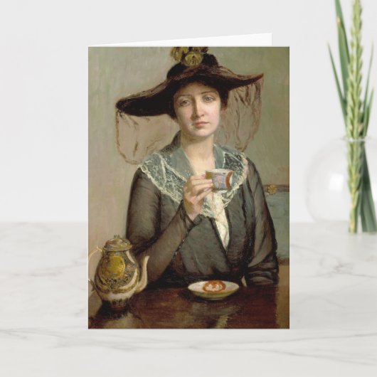 Een kopje thee | Lilla Cabot Perry Kaart (Voorkant)