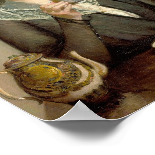 Een kopje thee | Lilla Cabot Perry Poster (Hoek)