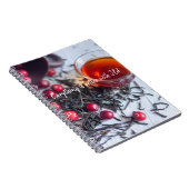 Een kopje thee met veenbessen notitieboek (Rechterzijde)