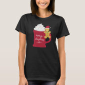 Een kopje vrolijk kerstfeest t-shirt (Voorkant)