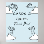 Een Koppel Geboren in de Hemel Kaarten & Cadeaus B Poster (Voorkant)