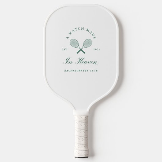 Een Koppel uit de Hemel Bachelorette Pickleball Paddle (Voorkant)