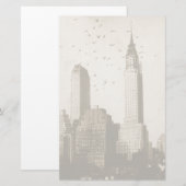 Een koppel vogels die vliegen briefpapier (Voorkant / Achterkant)
