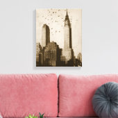Een koppel vogels die vliegen canvas afdruk (Insitu (Woonkamer))