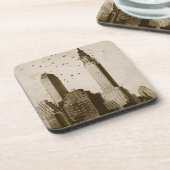 Een koppel vogels die vliegen onderzetter (Linkerzijde)