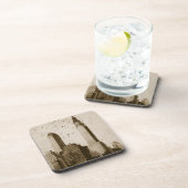 Een koppel vogels die vliegen onderzetter (Rechterzijde)