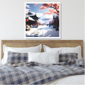 Een Koreaanse winter Canvas Afdruk (Insitu (Slaapkamer))