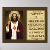 Een korte akte van de confrontatie met het heilige poster (Voorkant)