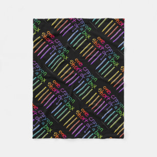 ÉÉN KORTE KORTE VAN EEN DOOS FLEECE DEKEN